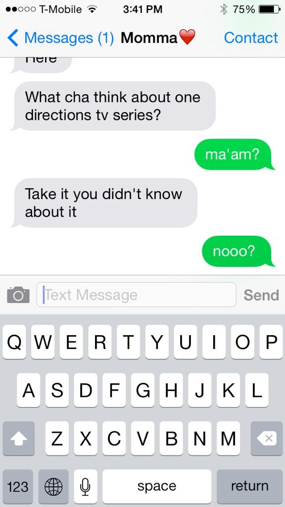 macaroniluke's tweet image. wtf is my mom talking about