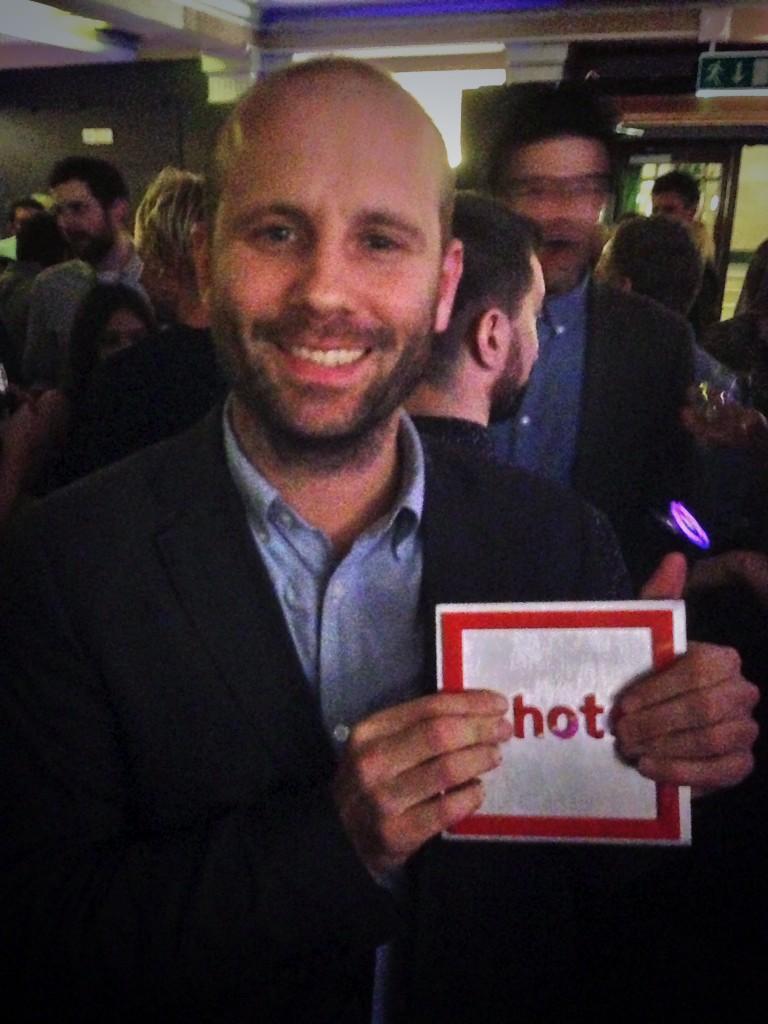 carolinegrayson's tweet photo. MD Matthew Goff accepting his award @goffy7 @aandeddb #hot2014 http://t.co/nKALHPn1nF