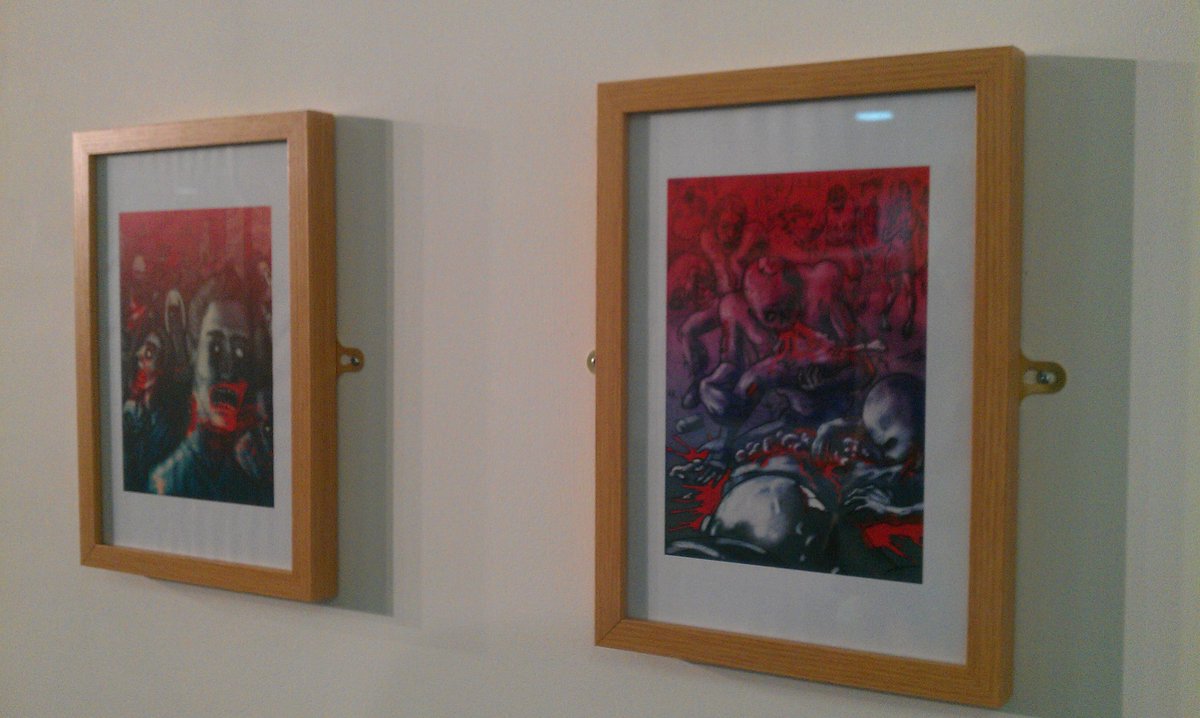 hesir's tweet photo. #Zombie art by @domanic_li @HSADHull's "Z" exhibition tonight - https://t.co/H93d0yEsf0 #illustration http://t.co/78OBehHDC7