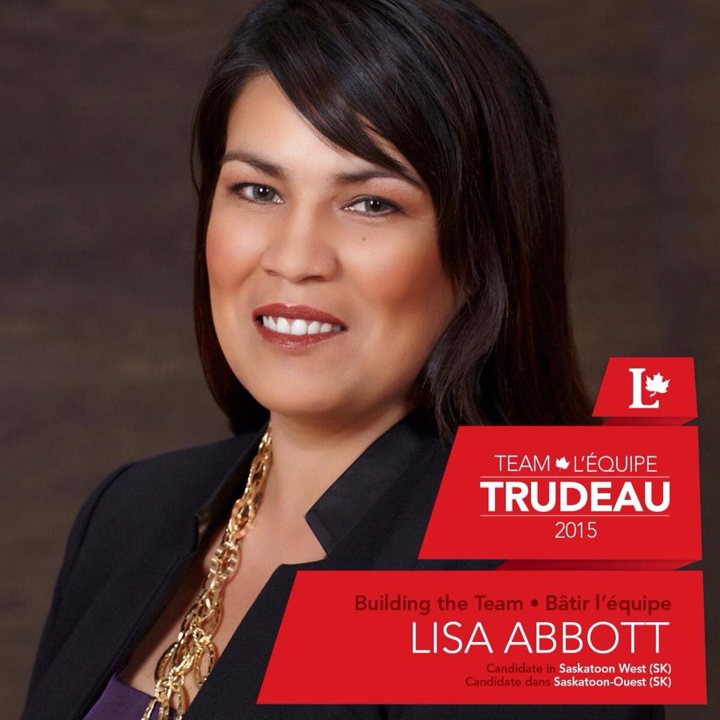 LPCSask's tweet photo. Congratulations @LisaAbbott_SW! #HopeandHardWork in #Saskatoon West! #TeamTrudeau #YXE #LPC #CdnPoli http://t.co/345pzgDA7K