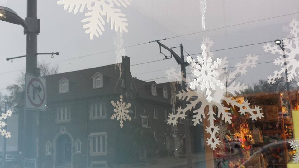 Our windows are getting ready for the #cold! Come by to see &amp; work on your #holiday shopping! #snow #toys #Toronto