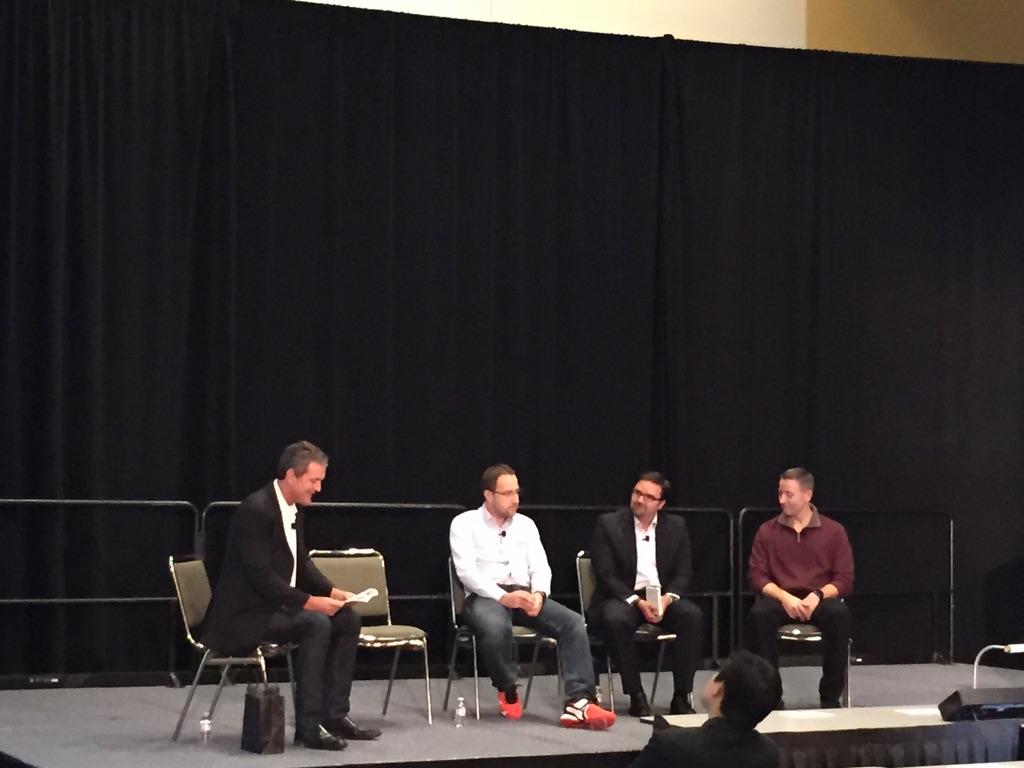 AMorelli24's tweet photo. Amazing panel discussion with @dwille1970 @LifeFitness talking about The Quantified Self #SDC2014 #LFopen http://t.co/atU1pMOGzu