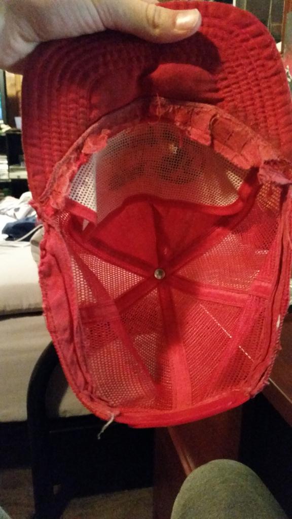 joe_cangiano's tweet photo. Good ol sew job on big red #basicallynew http://t.co/uzjVYyZaOf