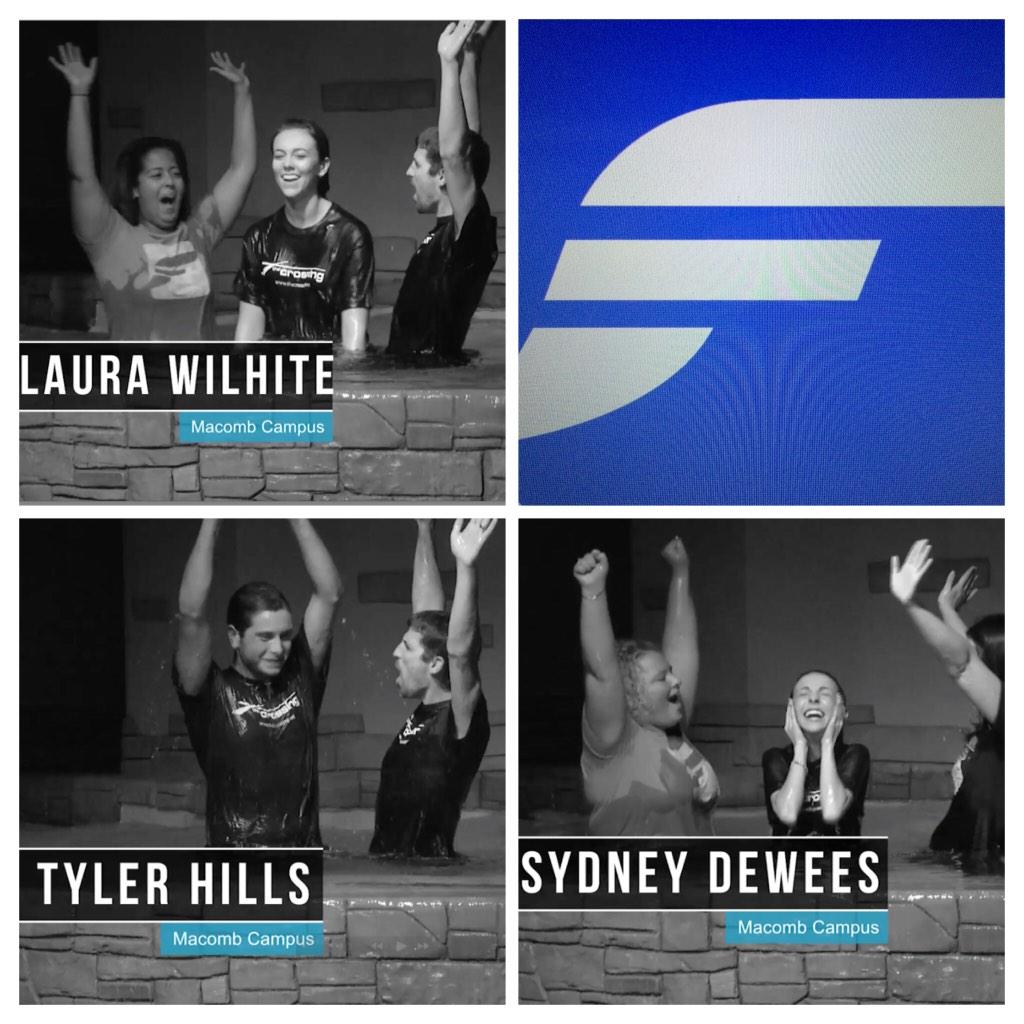 We are so stoked to celebrate THREE more baptisms from this past weekend! #FuelMacomb #IPRwJC #baptism #lifechange