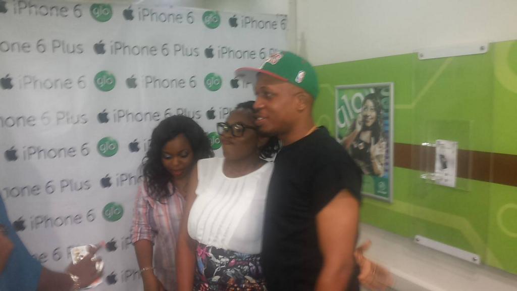 GloCare's tweet photo. Naeto Super C!!! @NaetoC at the GloWorld Outlet, Adeola Odeku, VI. #iPhone6 #iPhone6Plus #iPhone6Launch http://t.co/xAJVZPMMfM