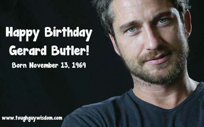 Happy 45th Birthday Gerard Butler! 