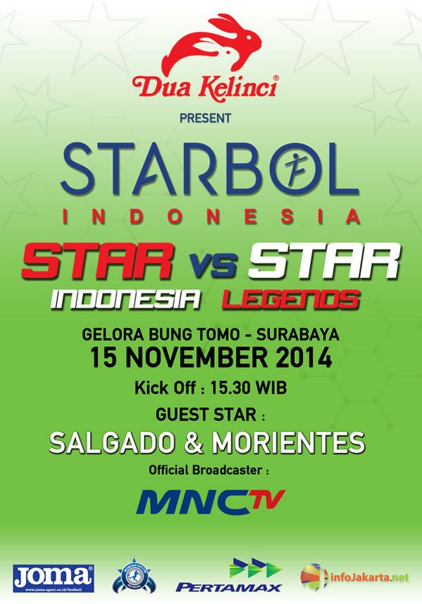 Ayo, ikut ramaikan #Starbol2014 besok di Gelora Bung Tomo, Surabaya!

Tiket: FREE