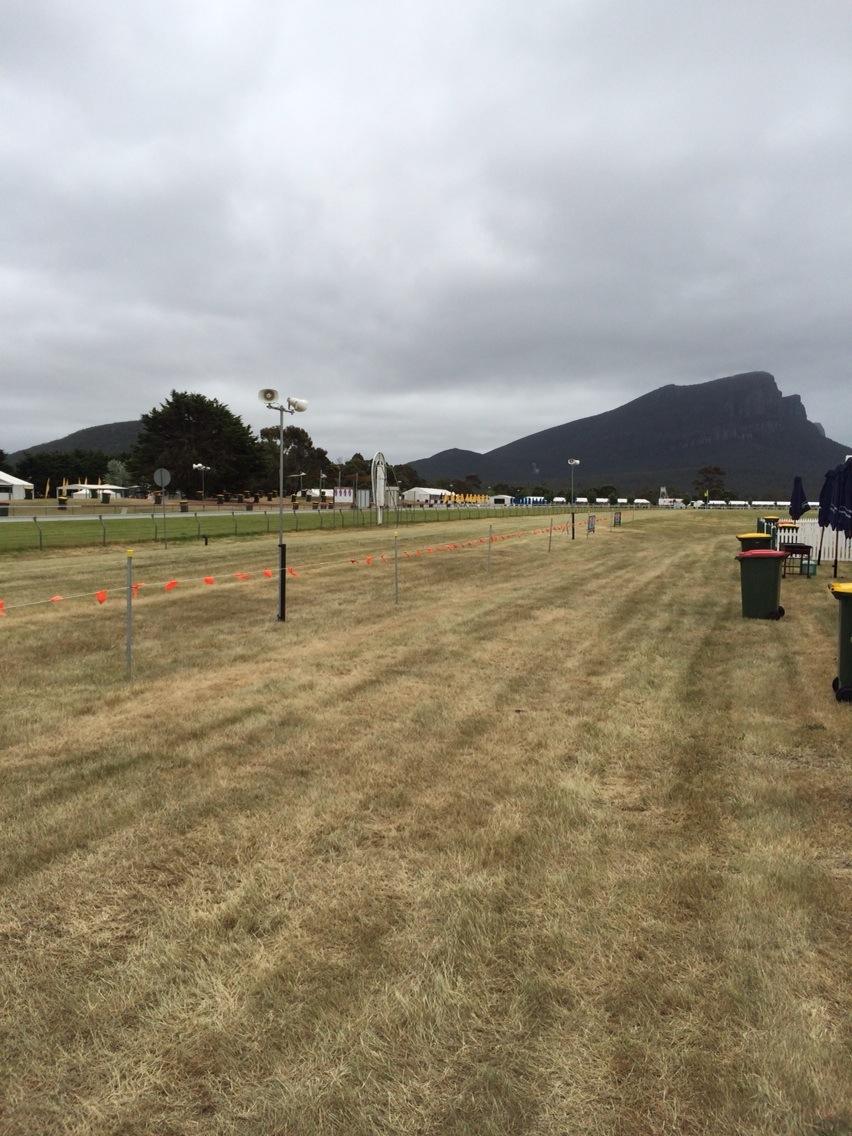 AdamWilkinson11's tweet photo. Preparations almost complete for a great days racing tomorrow at Dunkeld. #amazingbackdrop #grampians http://t.co/eVnuvWLu2R