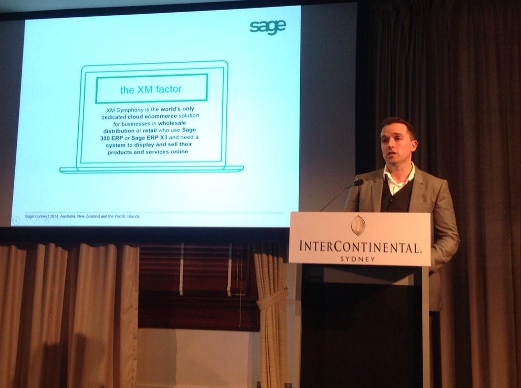 Enabling_net's tweet photo. Listening about "The XM Factor" @xmsymphony a Cloud eCommerce Solution for Sage's ERP solutions #SageConnect http://t.co/JyadlQFy11