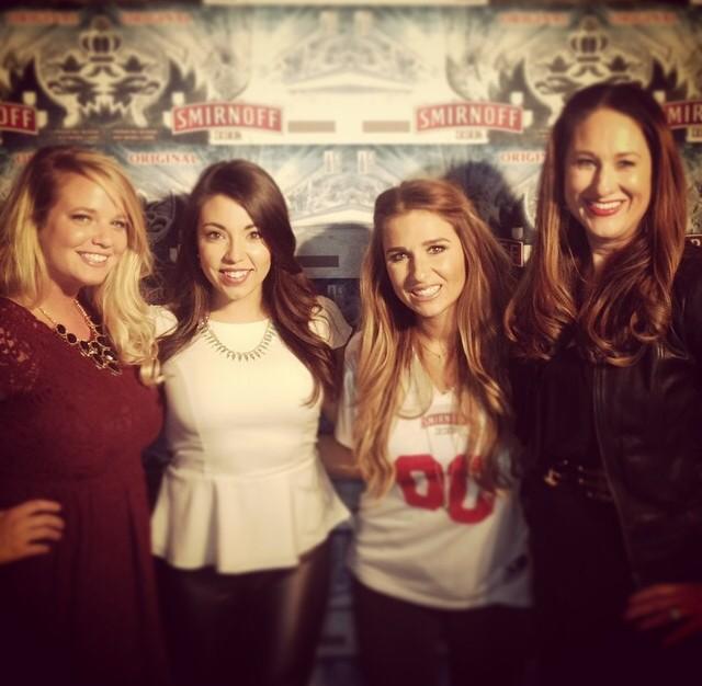 ChoicePublicity's tweet photo. Thanks so much for having us tonight @POPSUGAR! Fantastic evening with @JessieJDecker at #LadiesWithGame #Nashville http://t.co/JwppwY4Sv1