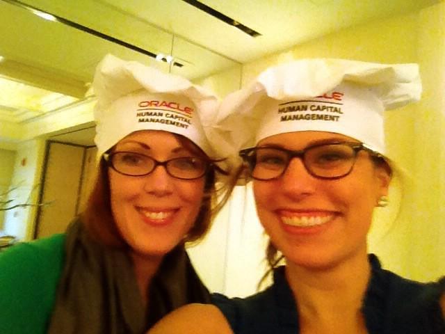 NDeByl's tweet image. Chefs in training with @CDCoffland #ModernHR #PMfun