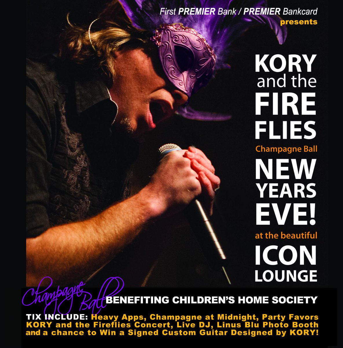 koryfireflies's tweet photo. KORY &amp; the FIREFLIES New Year's Eve Champagne Ball! Tix Available NOW! At http://t.co/He0SUq3f3y Come join the Party! http://t.co/A2EPYFBmiu