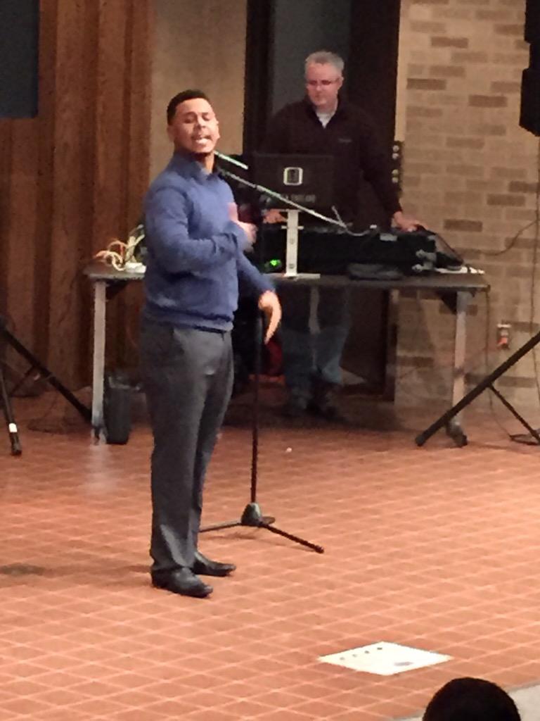 TTU_mentortech's tweet image. Open Mic Night-  @IamJoeP spitting! #mentortech1415