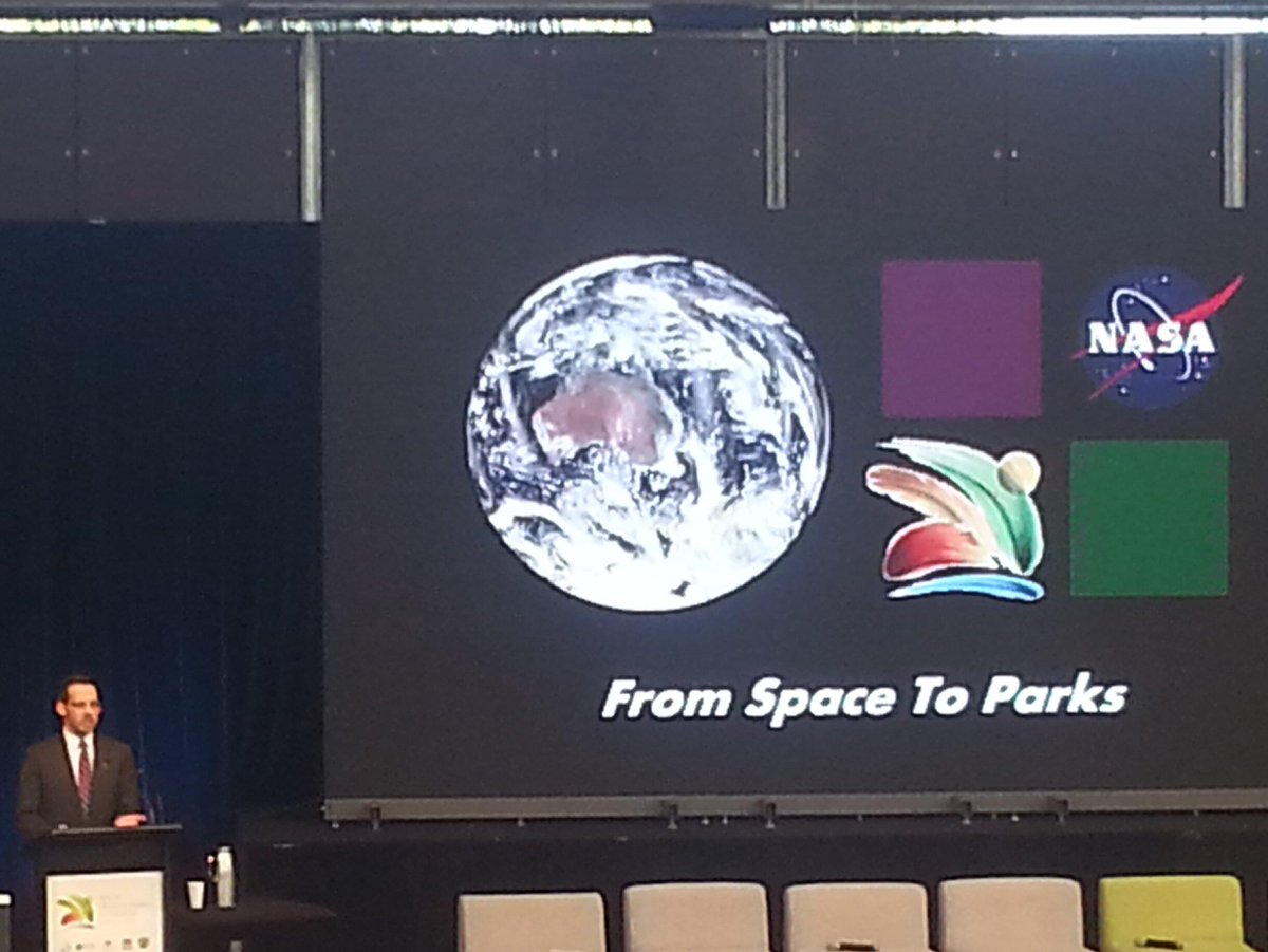 DanielleLehle's tweet photo. Why is @NASA at the #worldparkscongress? Because their satellites provide info to support protectedareas @NASASocial http://t.co/IVPGdSwffd