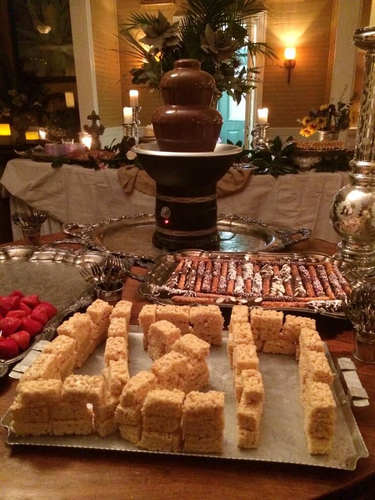 #SecretGardenParty creative rice Krispy designs from creative pledge brothers