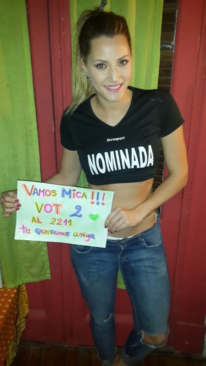 MicaViciconte's tweet photo. Mañana van a decir en el programa cuando pueden votarme.Esten atentas para ayudarme por favor. VOT 2 AL 2211. GRACIAS http://t.co/niWuQyqaxM