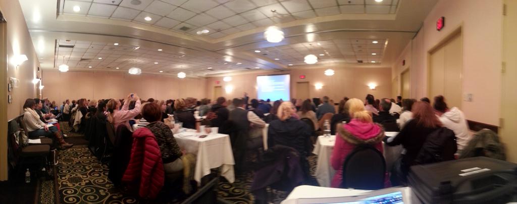 ShopMarkSprague's tweet photo. Packed room, they are standing in the doorway. Great product training #maevents #education http://t.co/uBkT5C9DYA