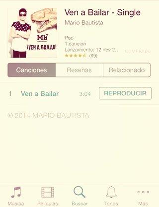 SolanoMex's tweet photo. #Mexico te ama @MarioBautista_ 😍😍😍 Todos estamos comprando #VenABailarEniTunes http://t.co/fcogdV8HhF