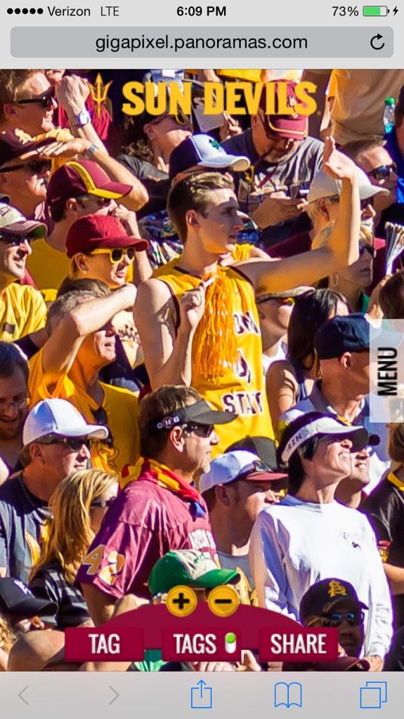 reigouzey's tweet photo. Always reppin' for the Devils ๐๐ if you went to the #ASUvsND game find yourself with this link!http://t.co/9W0uEzZo8m http://t.co/9HtqAosXqx