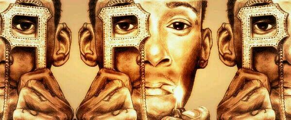 sarroart's tweet photo. @wizkhalifa 1st wiz portrait this year @XXL #art #new #original http://t.co/r9oEziIYd1