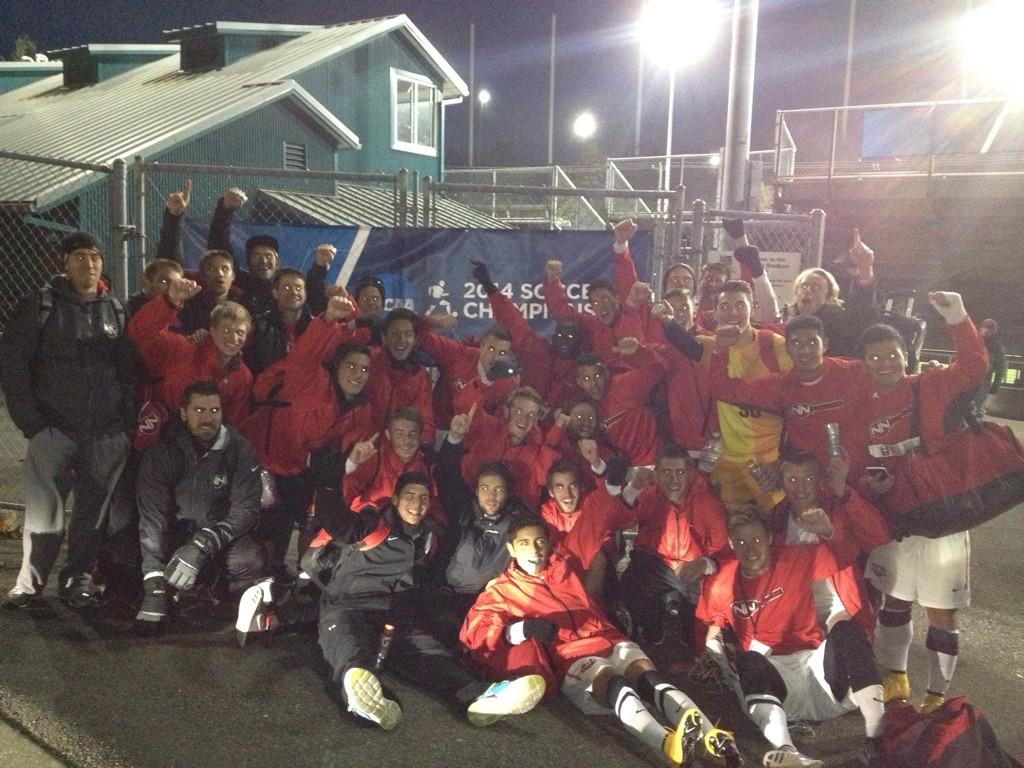 NNURapper's tweet image. History's been made by our NNU Men's Soccer Team! First appearance, 1st win at Nationals...over Simon Fraser 1-0! 😎