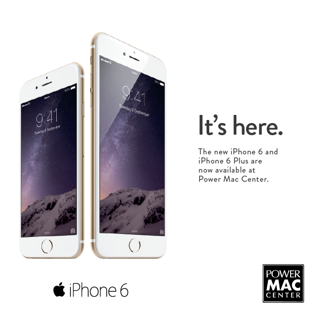 PowerMacCenter's tweet image. Get the Unlocked iPhone 6 and iPhone 6 Plus at our stores nationwide. #PowerMacCenter