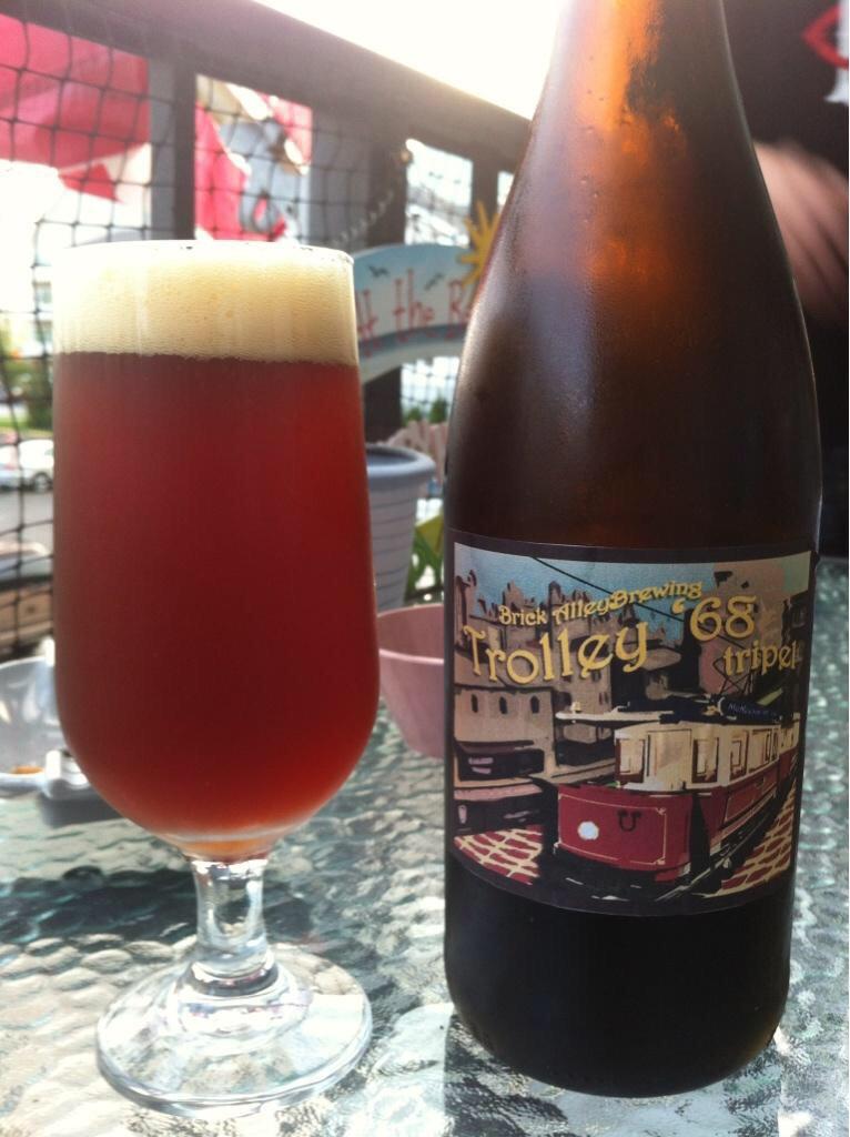 AlleyBrewing's tweet photo. Tomorrow we're brewing the Brick Alley IPA &amp; Trolley 68! http://t.co/G46wNuktFS