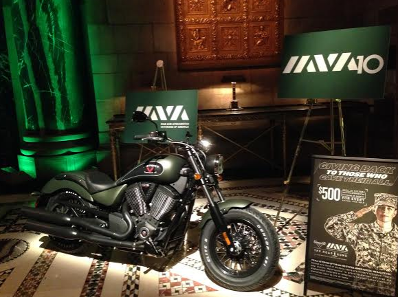 iava's tweet photo. Thanks @VictoryBikes for supporting the new greatest generation! #HeroesGala http://t.co/2N8sWX5M4J