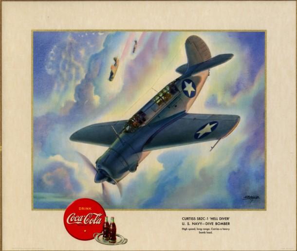 Hutch_USA's tweet photo. #throwbackthursday #AviationEdition
Classic Coca-Cola WW II ad
Curtiss SB2C-1 Hell Diver http://t.co/uatUwFngmi