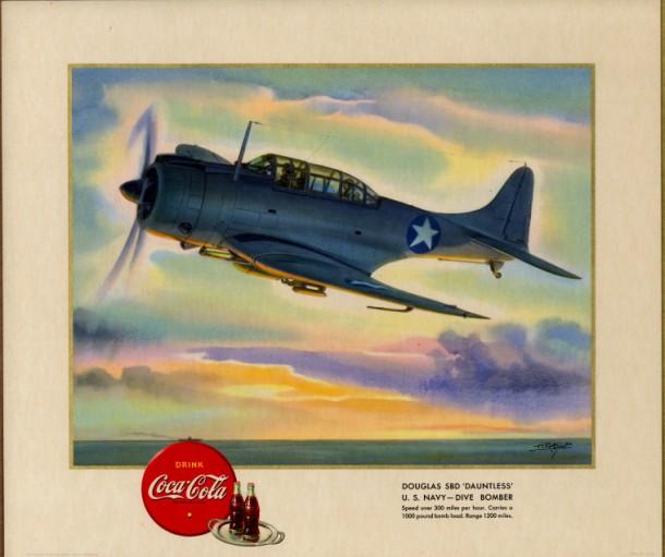 Hutch_USA's tweet photo. #throwbackthursday #AviationEdition
Classic Coca-Cola WW II ad
Douglas SBD Dauntless
And SBD means... http://t.co/IMWSpehnpW