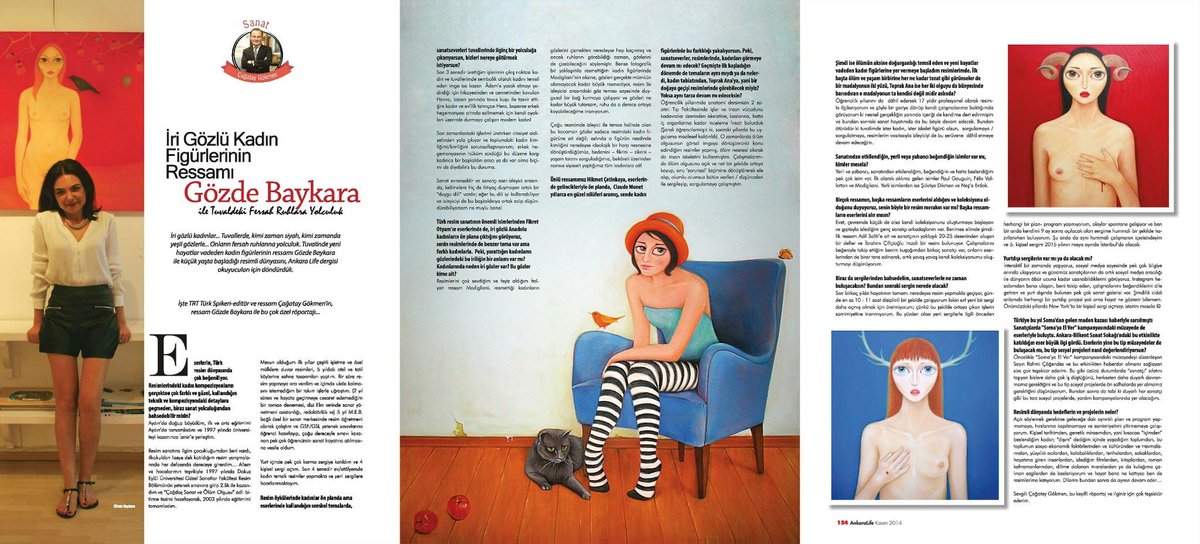 Bu ay Ankara Life Dergisinde çıkan röportajım :) Sevgili Çağatay Gökmen ve ekibine çok teşekkür ederim :)