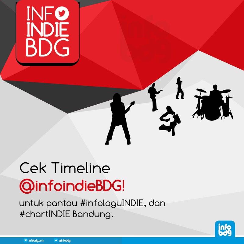Cari tau pergerakan musik Indie di Bandung. Follow dan cek timeline @infoindieBDG yuk! #infoindieBDG