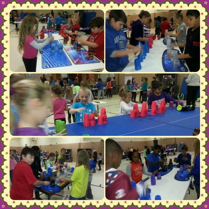 SenecaElem's tweet photo. Seneca Elementary students stacking away for Guinness World Record Day #2014STACKUP @SpeedStacksInc #SpeedStacks http://t.co/9Pu1GAl9C4