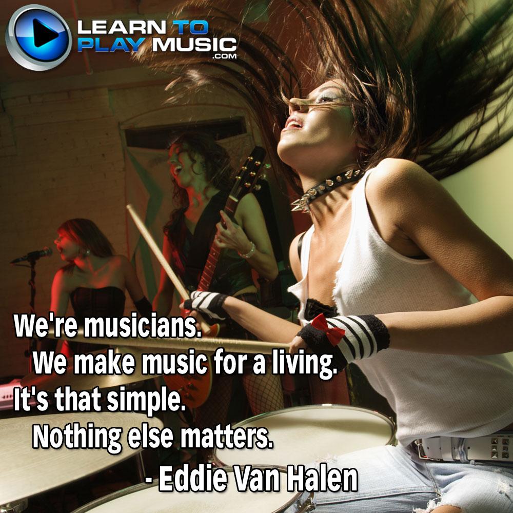 MuzicianApp's tweet photo. #inspirational words of wisdom from Eddie Van Halen - #Music #LTPMusic #Inspriational http://t.co/Txv2qUe2tK