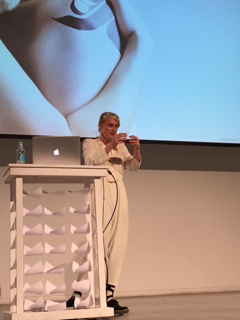 saxberg's tweet photo. Amazing @lucy_mcrae opening the CPH:CONFERENCE with "The Body Is A Platform For Speculative Storytelling" #cphconf http://t.co/1nGeElytRE