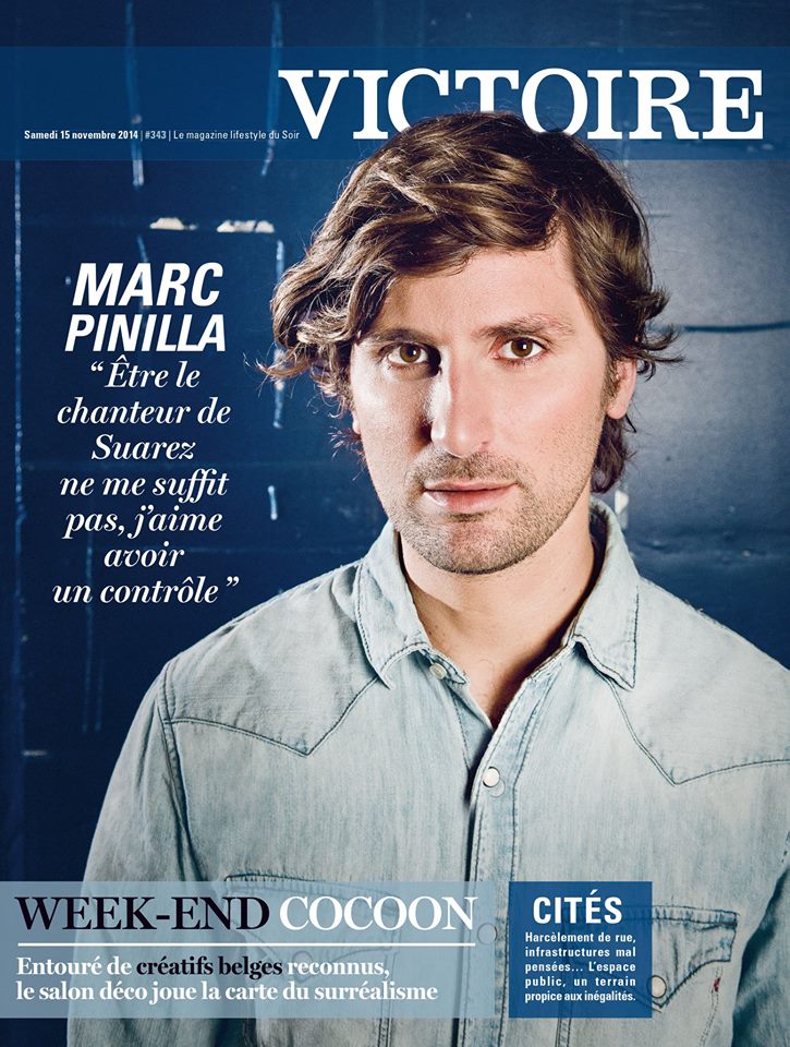 SoSoirMag's tweet photo. #FF #MarcPinilla @suarezlegroupe en Une de Victoire ce weekend et en concert le 5/12 à @forestnational ! http://t.co/Jg5zcMbtND