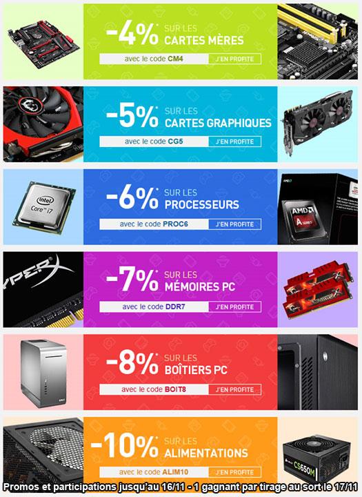 LDLC's tweet image. [Promo+jeu] Follow @LDLC + RT, 1 bon d'achat ldlc.com de 100€ à gagner !!! #JeBoostMonPCavecLDLC