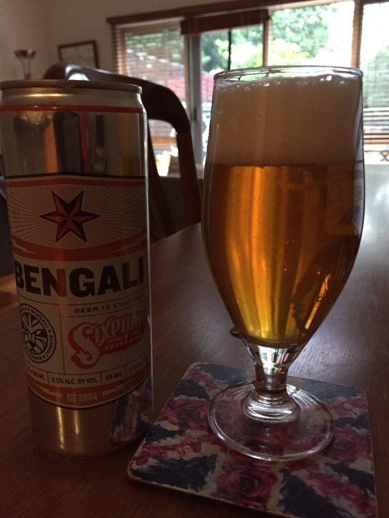 westendbrewer's tweet photo. @blackheartswine gr8 recommendation six point Bengali ipa. clean Fruity hop orange like. sweet malt and citrus aroma http://t.co/s9spqJdLGb