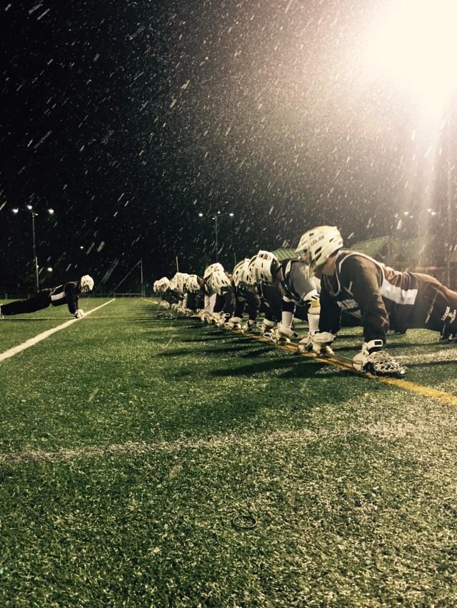 LehighMLax's tweet photo. Our final "fall" practice on Banko brought a taste of "spring" weather.  Just another #HawkDay in the Lehigh Valley. http://t.co/mzQqzPSSLn