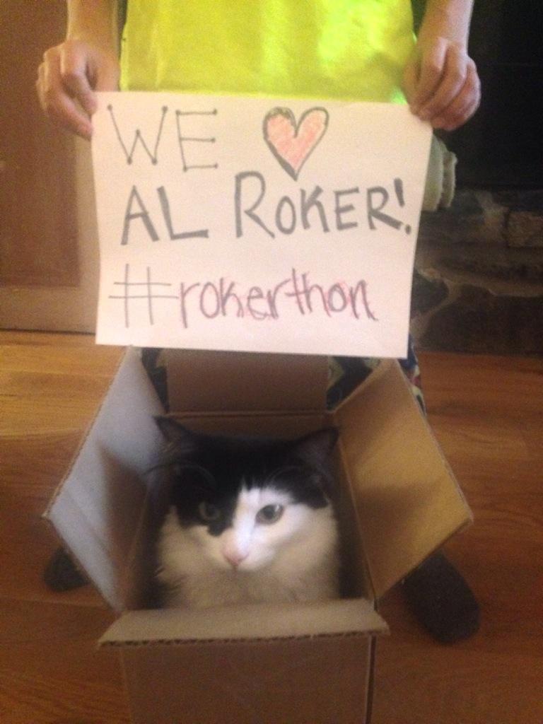 ehammy33's tweet photo. Hi al we have been watching for this hole Time! #rokerthon http://t.co/OHwkiMX3Dk