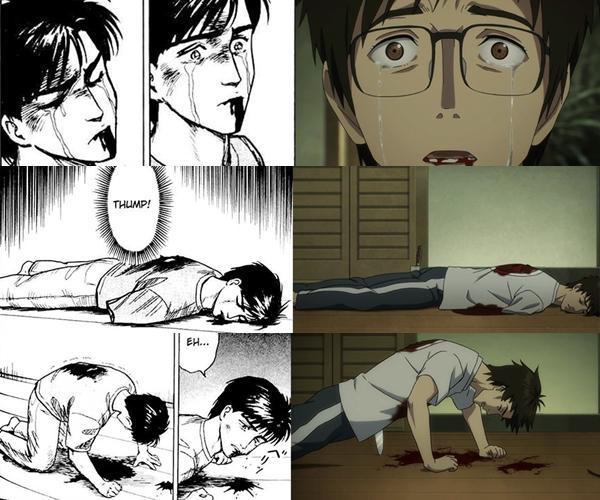 N O N Z 🌒 9516 on Twitter: "Kiseijuu: Sei no Kakuritsu Ep. 6 & Manga