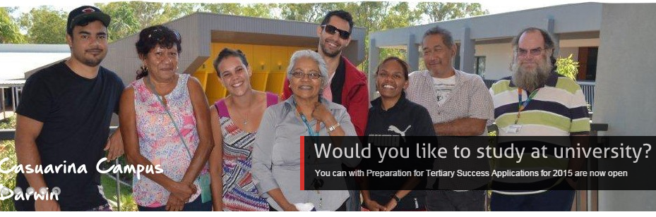 Batchelor_Inst's tweet photo. #ACIKE Aboriginal&TSI people can study at Uni through FREE PTS course applications now OPEN http://t.co/cXdM2NKbCF http://t.co/Z3LOsDy8A0