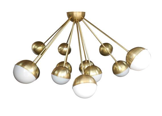 Re-listed! A Beautiful Handmade Chandelier made by Lucent Light Shop..check out her listings!! bluecollarauctions.com/beautiful-orb-…