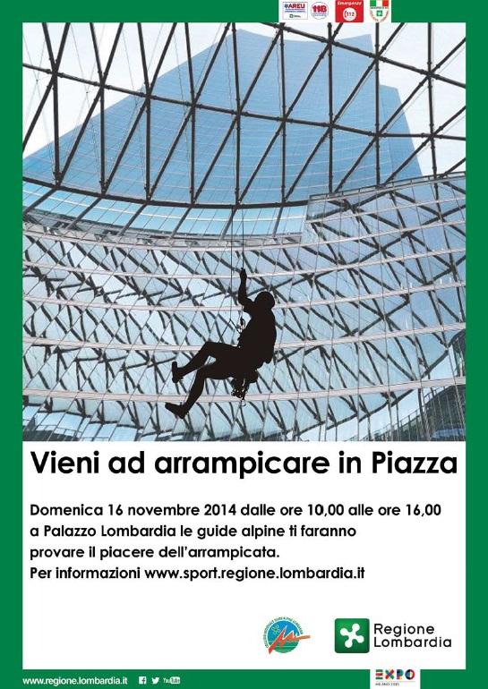 RegLombardia's tweet photo. Vieni ad arrampicare con le guide alpine a #PalazzoLombardia! Domenica 16/11 dalle 10! http://t.co/6ISj8e0fHu http://t.co/arhm4lWXqL