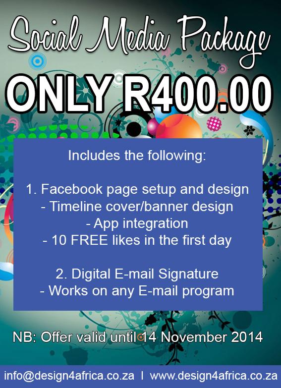 Design 4 Africa On Twitter Social Media Special Offer