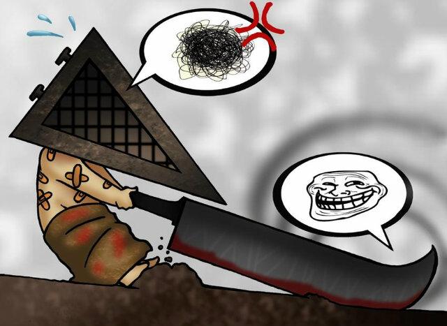 PyramideH's tweet image. You troll me huh sword *angry*