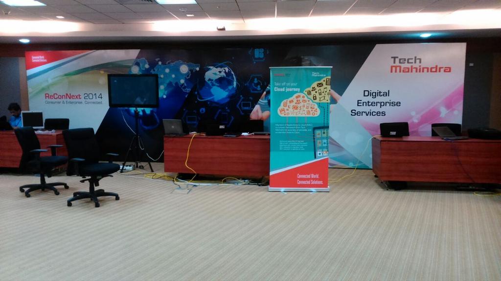 tech_mahindra's tweet photo. #TechMDES set to show the role they can hold for Retail &amp; Delivery Digitisation, at #ReConNext 2014. http://t.co/XHRUUb6EmM