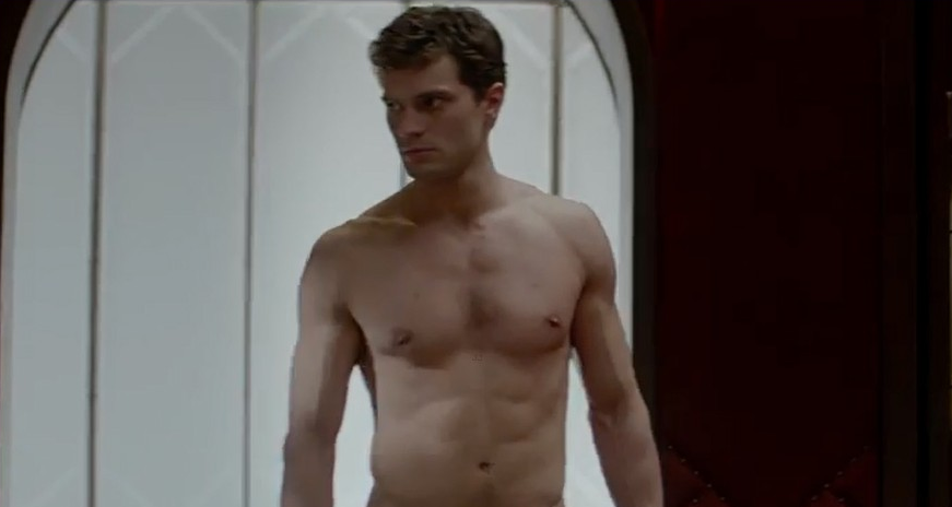 MTVUK's tweet photo. Still sleepy? Let the new raunchy, sex-filled #50Shades of Grey trailer wake you up: http://t.co/7vR8PfCS77 #TGIF http://t.co/REhHMcRdEZ