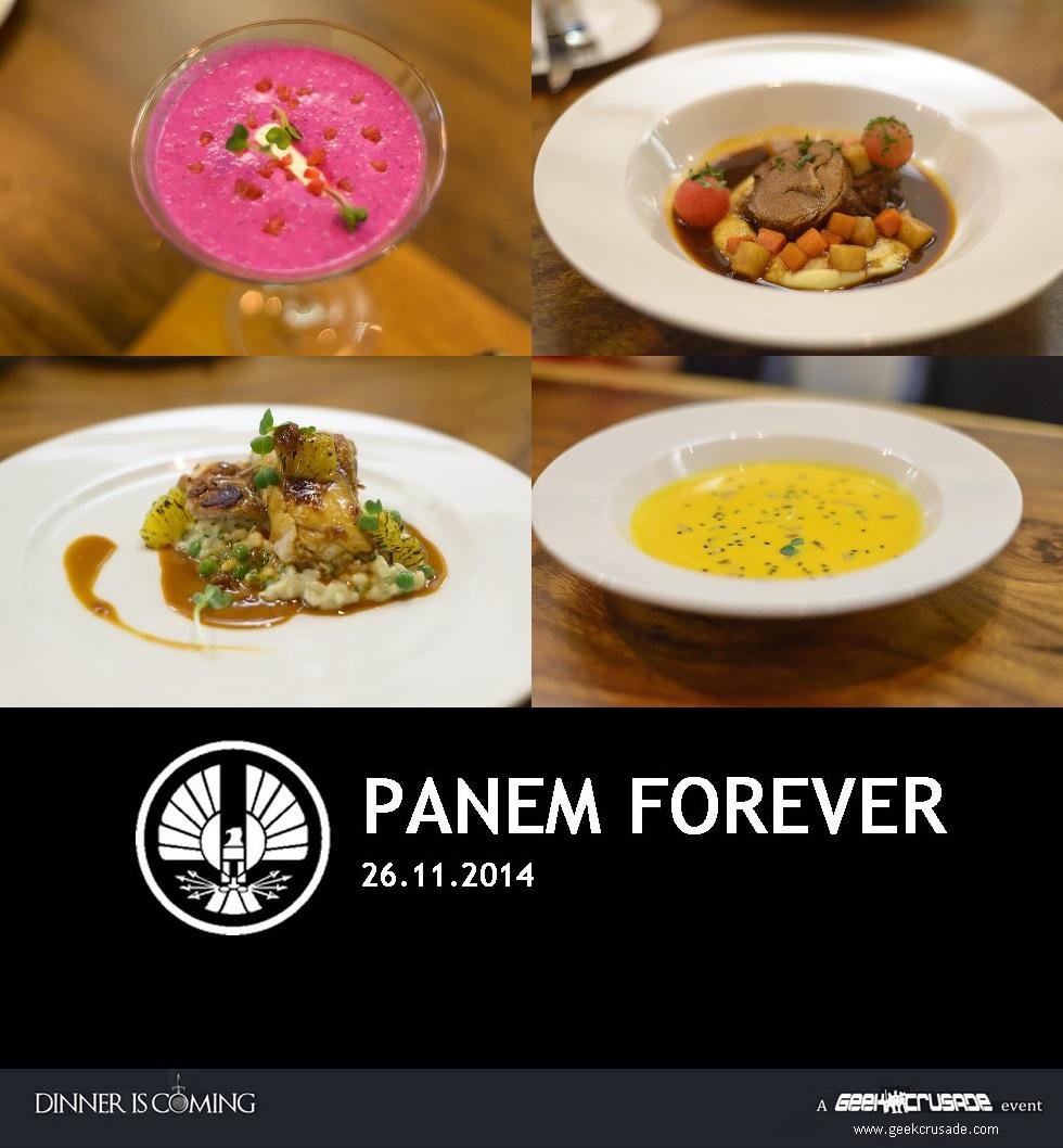 STCommunities's tweet photo. The odds are definitely in your favour at this #HungerGames dinner #Panem4ever by @geekcrusade http://t.co/4RJQgn1vM7 http://t.co/6a45wpnAYI
