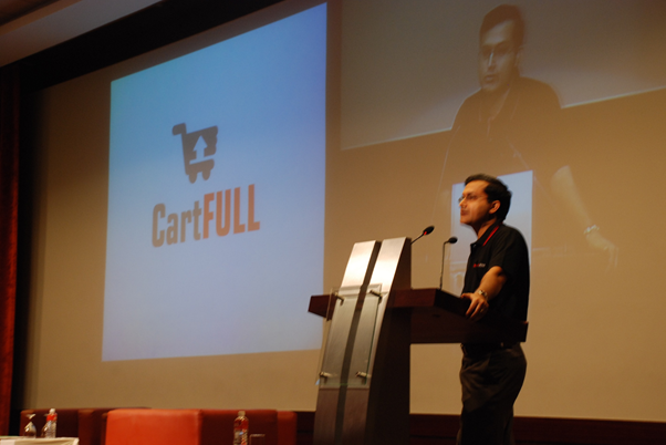 tech_mahindra's tweet photo. .@PrasadDasika tells how Order Fallout Soln,'Cartfull' will bring an Evolution of Technology in eCommerce. #ReConNext http://t.co/3dsnQZT1Nd